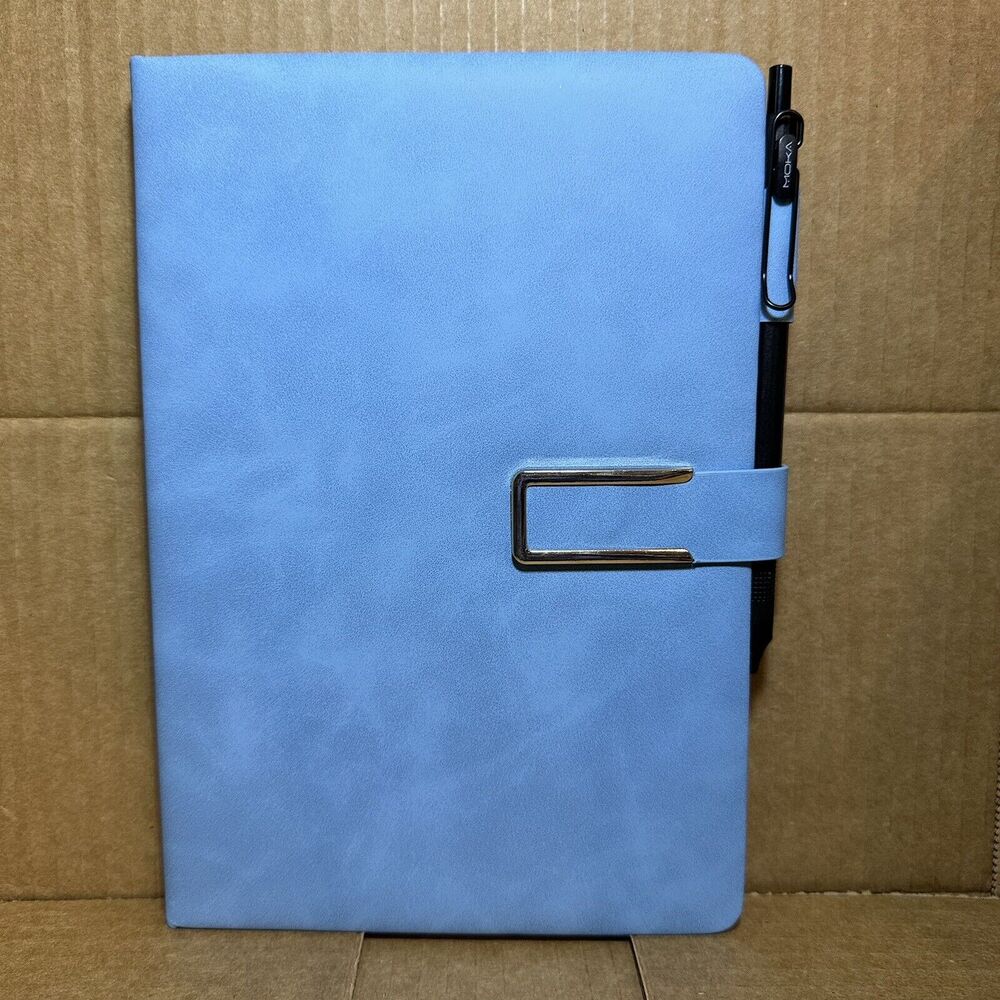 A5 Vintage Leatherbound Notebook W/Bookmark & MOKA Pen Included. (200 Pages)